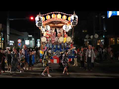 お祭りに行って来たよ【おおい祭り2025】大井上組囃子保存会の山車