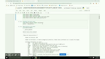 ML using python-Project assignment for Skyfi labs online class-by Chhipa Mohammad Sameer