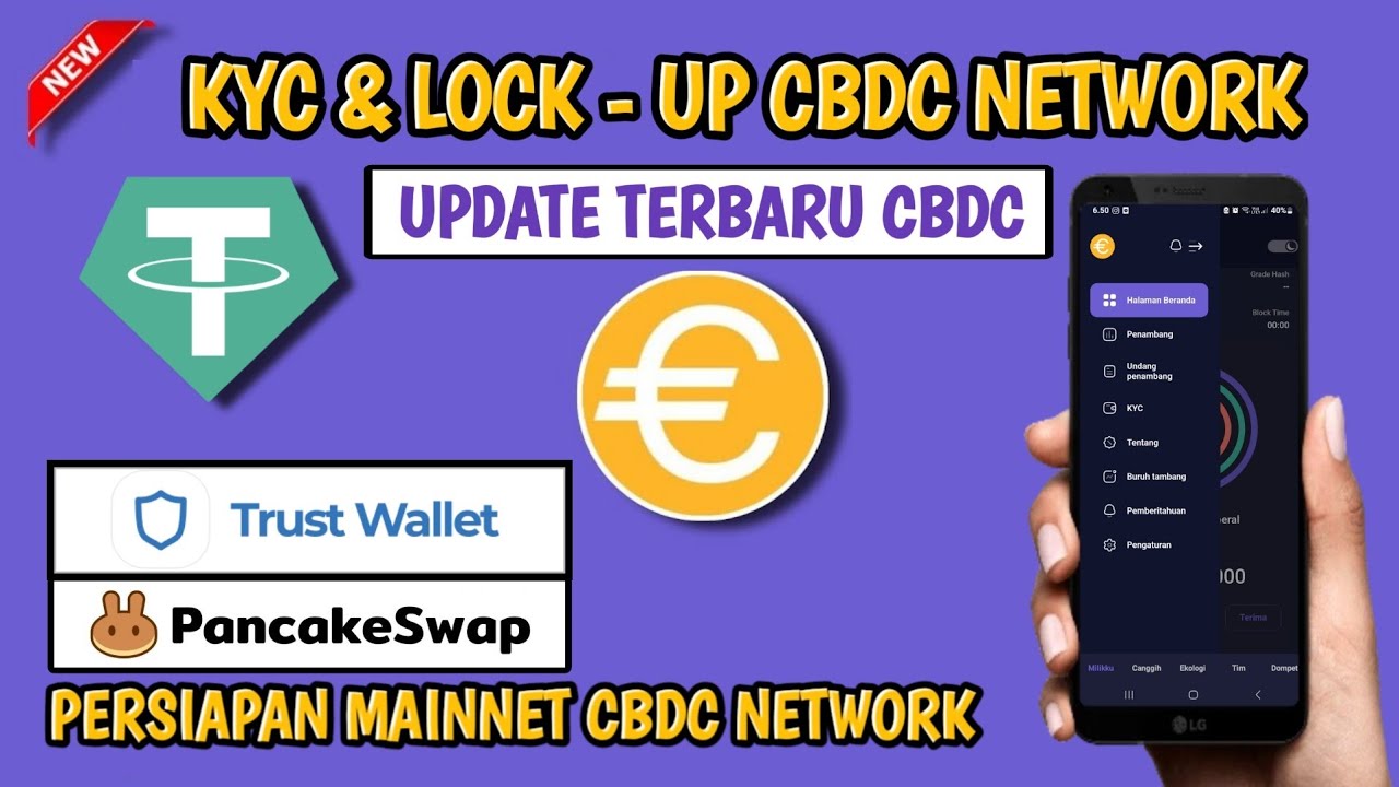 KYC & LOCK UP CBDC !! UPDATE TERBARU CBDC NETWORK - Tutorial KYC & Lock ...