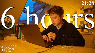 LIVE | 6-HOUR study with me in Paris 📚⛈️ rain sounds & pomodoro timer 60 & 10 Profile