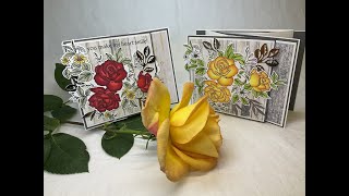 Layers of Beauty - Avid Stampers FREE Card Kits (3 of 3) - Barn Door Flowers Fun Fold Card