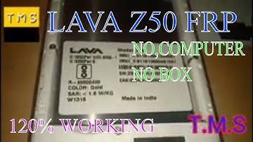 LAVA Z50 FRP NO,BOX,NO,TOOL,NO CRACK Z60 Z61 Z50E
