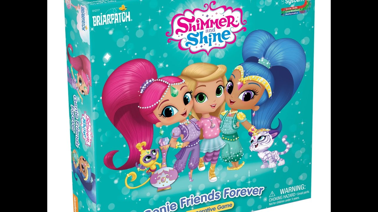 Shimmer and Shine Gene Friends Board Game - YouTube