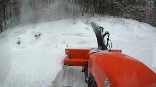 Snowblowing out 1 driveway and then my own. by Mark Holbrook 3,459 views 1 year ago 58 minutes