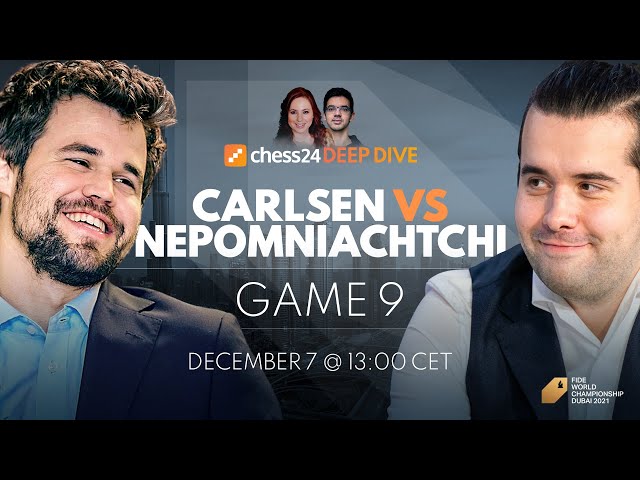 Carlsen versus Nepomniachtchi: FIDE World Championship Round 9