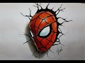 Easy 3d drawing for beginners | How to draw Spiderman | Explained step by step with Audio