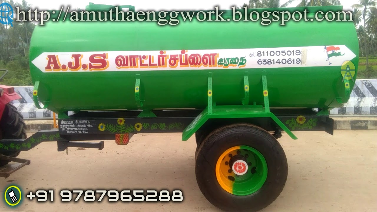 Water tanker tractor trolley tractor trailer Tractor Tipper