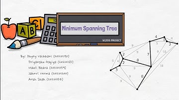 Minimum Spanning Tree||Discrete Mathematics Project||SC_205