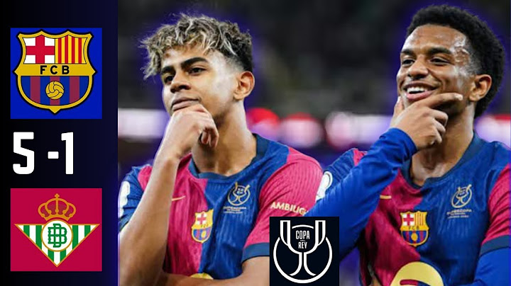 FC Barcelona 5 vs 1 Real Betis | Copa del Rey 2024/25 🔵🔴 | Full Match Highlights