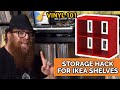 Hack de stockage de disques vinyles pour les tagres ikea expedit et kallax  vinyle 101