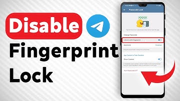 How To Disable Fingerprint Lock In Telegram - Full Guide