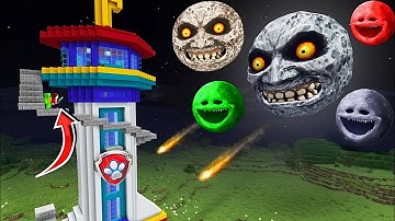 i Found Scariest LUNAR MOON 😱 in Minecraft | ( Part-192 ) |