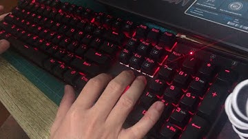 How to change color every keys in Redragon VARA K551-RGB Gaming Keyboard (No Software Needed)