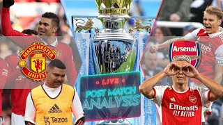 Manchester United vs. Arsenal LIVE REACTION - Premier League | Trossard | Casemiro | Garnacho
