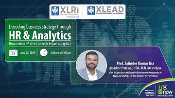 Decode HR Strategy with Analytics: XLRI Executive Programme for Leaders | Free Webinar Recap