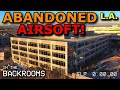 Backrooms airsoft at this abandoned la building creepy overnight insanity