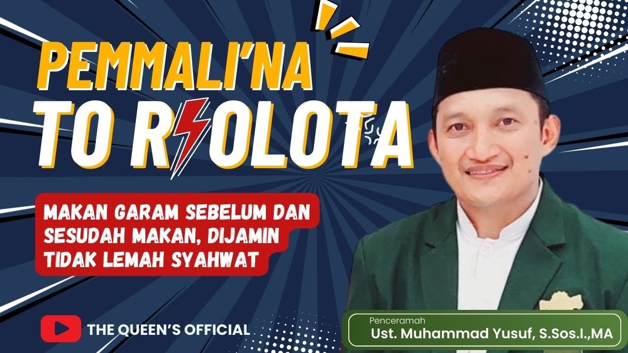 Ceramah Bugis Lucu Malise || Ustadz Muhammad Yusuf, S.Sos.I., M.A | 8 PERBUATAN MENOLAK REJEKI
