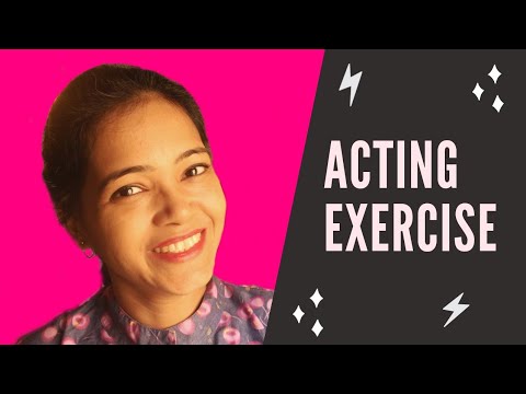 Acting exercise to do alone | Creative Exercise for Actors ...