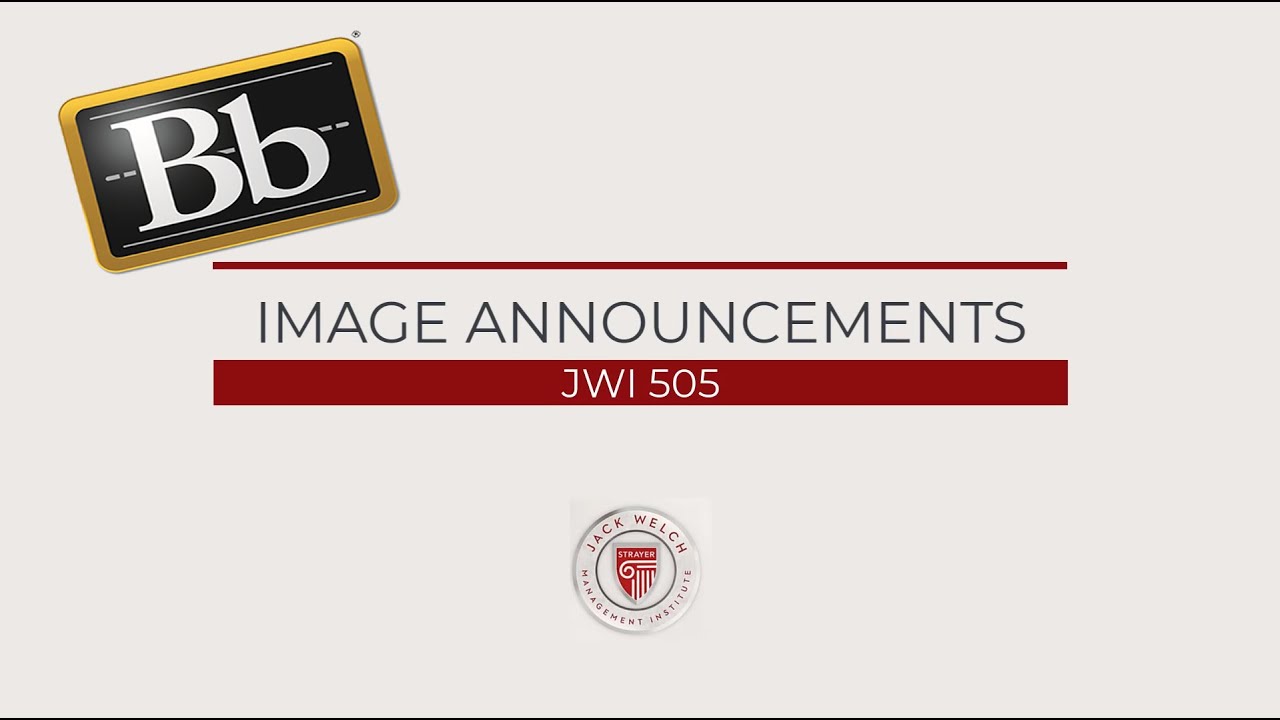 How to Embed Images in Blackboard Announcements YouTube