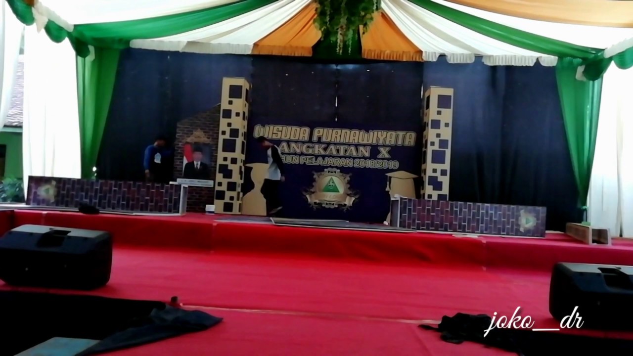 20 Inspirasi Background Panggung Wisuda  Tk  Islam Kartun 