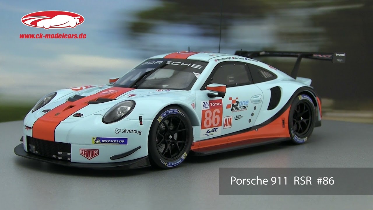 1/18 PMA ポルシェ 911 (996) GT3 RSR GULF