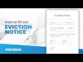 How to Fill Out Eviction Notice Online | PDFRun