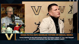 Dan Patrick Feels Like Diego Pavia Wants To Be Like Johnny Manziel And I Hope He