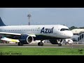 Airbus A320NEO - AZUL - (PR-YYD) Pouso e Decolagem em Joinville 20/07/2024