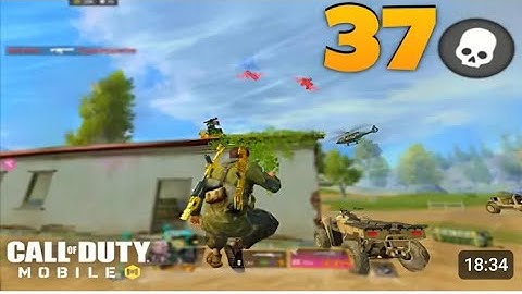 37 Kills SOLO VS SQUAD FULL GAMEPLAY CALL OF DUTY MOBILE BATTLE ROYALE