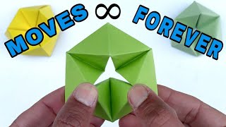 Anti Stress FLEXAGON | Never Ending | Origami | Infinitely Rotating - 1081