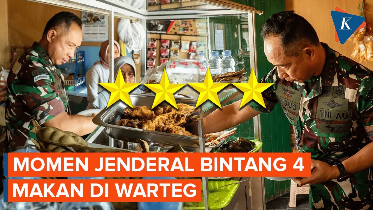 Momen Panglima TNI Makan di Warteg Pangandaran