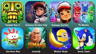 Temple Run2,Subway Surf City,Subway Surf,Pj Masks,Om Nom Run,Jumanji,Minion Rush,Sonic Dash screenshot 1