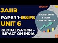 JAIIB IE& IFS UNIT 6 - Globalisation – Impact on India I BANKERS ZONE ENGLISH