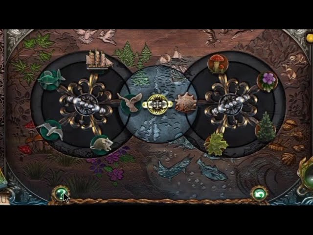 Figurine discs puzzle: boat box puzzle: Lost lands 1- dark