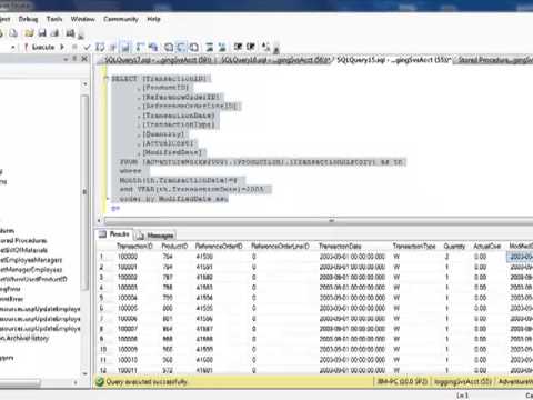 T-SQL Stored Procedure Best Practices - Archive Log Table 1 of 3 - YouTube
