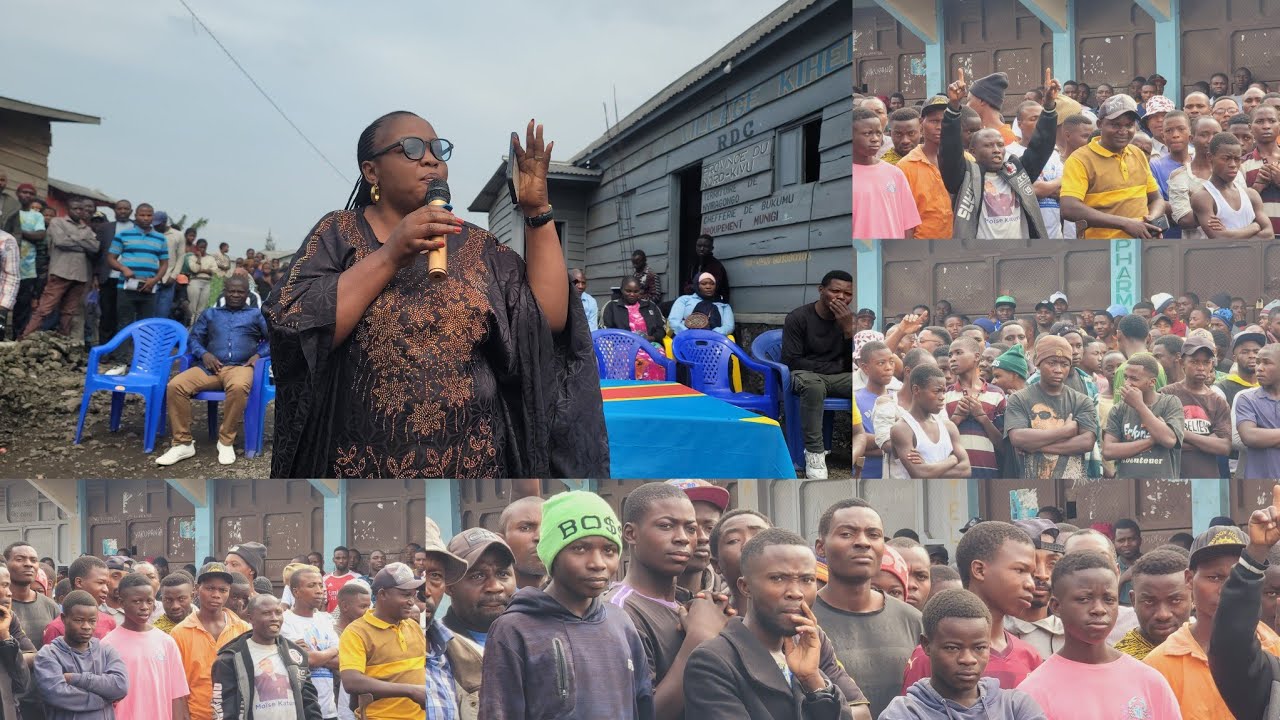 AFC/M23 Nyiragongo : plusieurs jeunes rejoignent volontairement l’ARC lors d’un meeting populaire