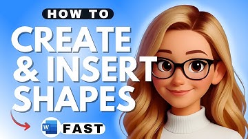 How to Create and Insert Shapes in Microsoft Word 365 - 2025