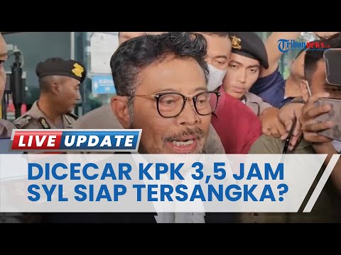 Dicecar KPK 3,5 Jam, Ini Respons Mentan Syahrul Yasin Apakah Siap Jadi Tersangka Dugaan Korupsi