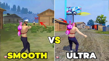 Smooth vs Ultra Which is Best for Headshots in Free Fire? 😳 — Not CHETN