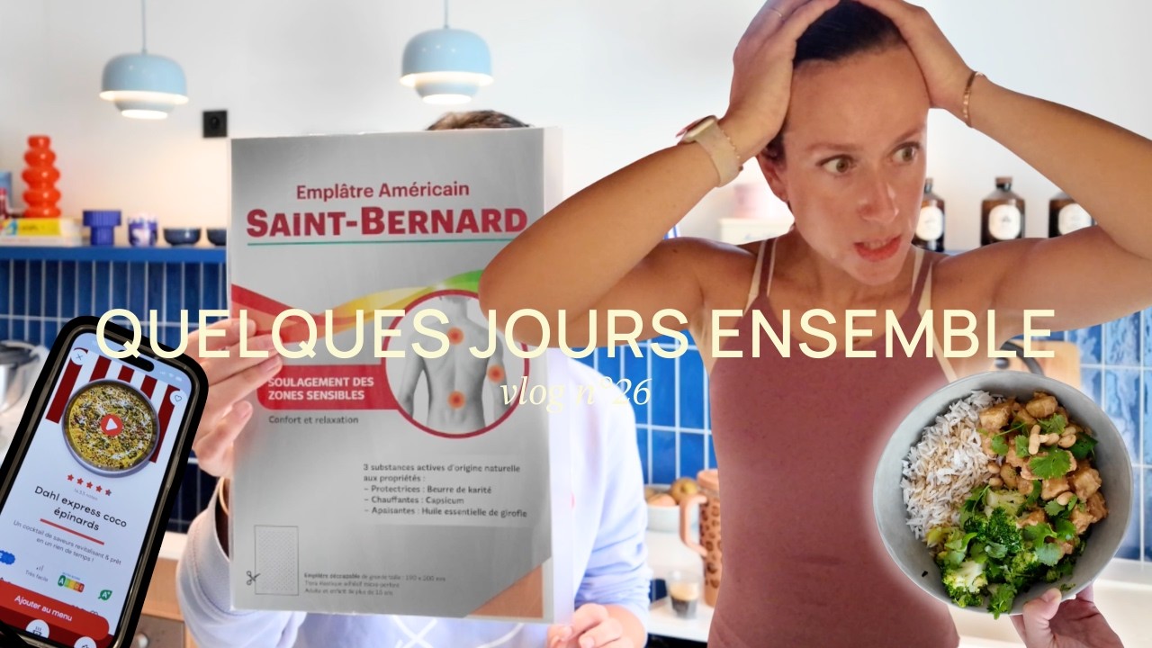 Une semaine dans MON ASSIETTE & avec moi : ASTUCE mal de dos et les coulisses du Bloom Club