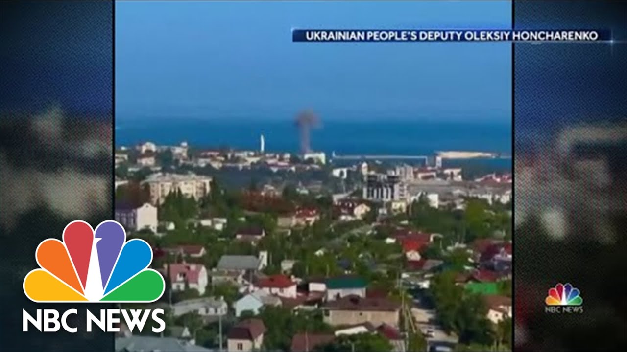 Drone Targets Russian Naval Headquarters In Crimea