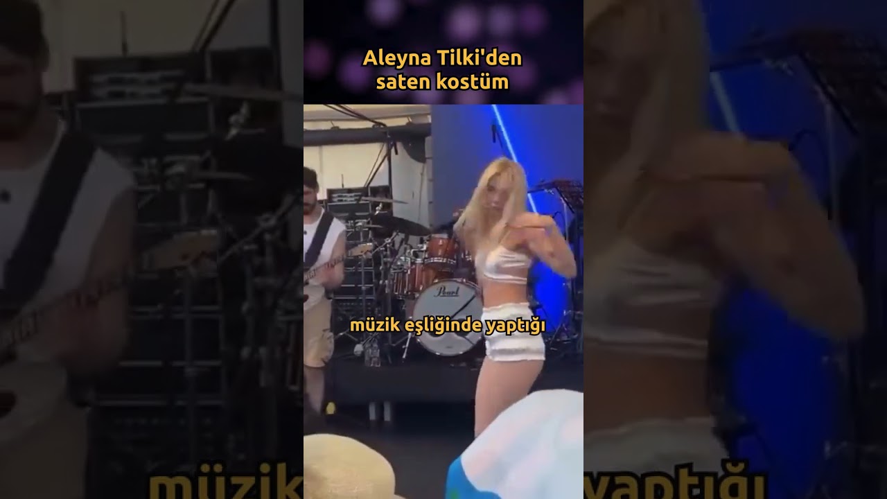 Aleyna Tilki'nin arabesk müzik eşliğinde dansı ve kıyafeti çok konuşuldu