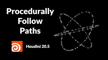 Move Objects Along Paths Procedurally in Houdini 20.5