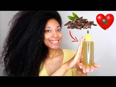 How To Properly Make Clove Oil For Hair Growth | Moroccan Hair Growth