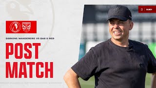 Dagenham & Redbridge (H) | Marc White’s Post Match Interview