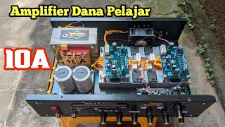 Power Amplifier rumahan 10A kecil, cocok buat Dana pelajar