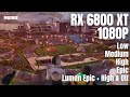 RX 6800 XT &amp; Ryzen 5 5500 Fortnite Chapter 5 Season 1: All Settings - 1080p - Lumen On &amp; Off
