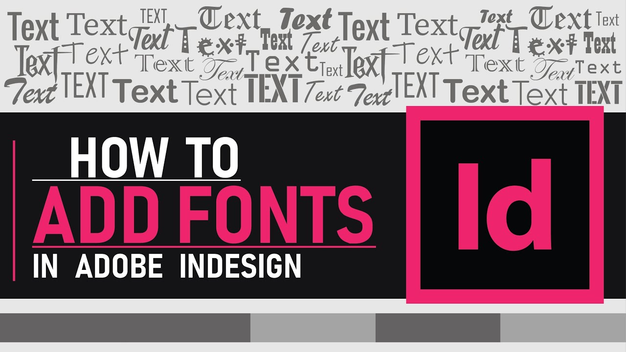 How to add fonts to InDesign | Quick & Simple Method | Zeedign Tutorials - YouTube How To Add Fonts To Indesign | Quick & Simple Method | Zeedign Tutorials - Youtube
