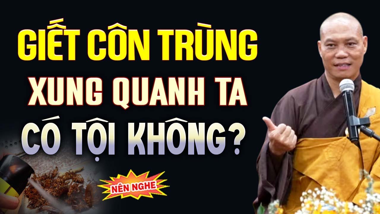 Giết Côn Trùng Xung Quanh Ta Có Tội Không? Sự Thật Ít Ai Nghĩ Tới | Thầy Thích Trí Chơn