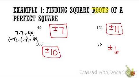 9.1 Finding square roots